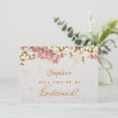 フローラ花嫁プロポーズピンクオーキッドマーブルカード シーズンカード (スタンド正面)