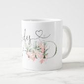 フローラ花嫁マグ花嫁の提案ギフト ジャンボコーヒーマグカップ (正面右)