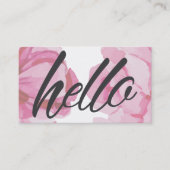 フローラ花屋 名刺 (正面)