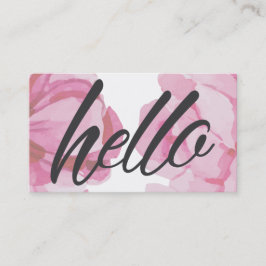 フローラ花屋 名刺