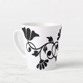 フローラ花文様 カフェラテマグ (左アングル)