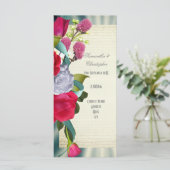 フローラ花束教会の結婚式 プログラム (スタンド正面)