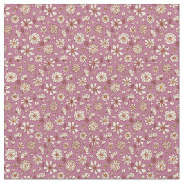 フローラ花模様赤い背景ファブリック ファブリック