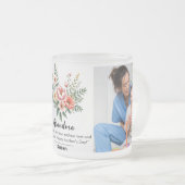 フローラ花母の日グランマギフトコンボ フロストグラスマグカップ (正面右)