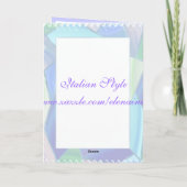 フローラ花瓶カード シーズンカード (裏面)