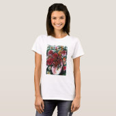 フローラ花瓶 Tシャツ (正面フル)