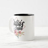 フローラ花花花花名costisable ツートーンマグカップ (正面左)