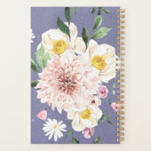 フローラ花赤面紫らせんプランナー プランナー手帳 (裏面)