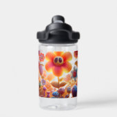 フローラ花 ウォーターボトル (背面)