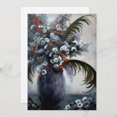 フローラ花AmyLyn Bihrleの壊れやすい美しい 招待状 (正面/裏面)