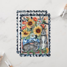 フローラ芸術的うさぎ鳥ひまわり記念日