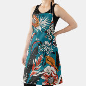 フローラ芸術的デコ：ヴィンテージのシームレスなパターン エプロン (インサイチュ)