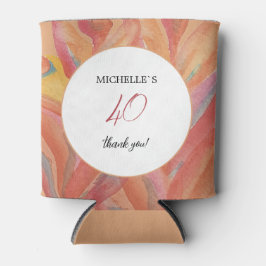 フローラ芸術的フェザーパステルウォーターカラー 缶クーラー