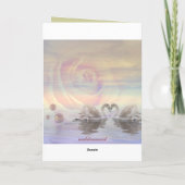 フローラ芸術的静止付き誕生日カード カード (裏面)