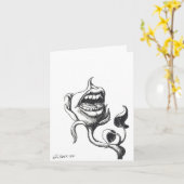 フローラ苦情グリーティングカード カード (黄色い花)