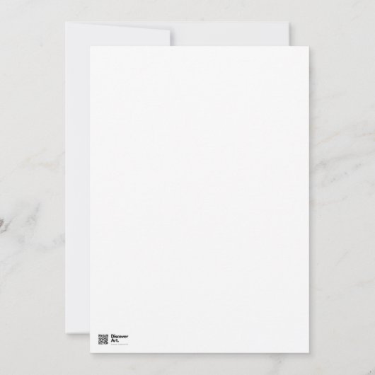 フローラ英語カントリーウェディング 招待状 (裏面)