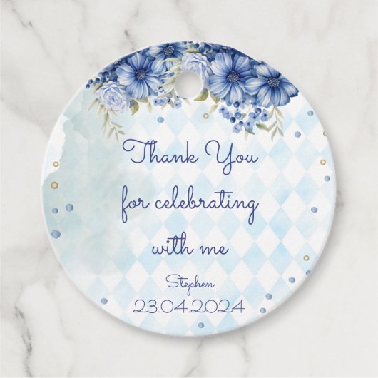 フローラ茶子供へ生誕生日 フェイバータグ (正面)