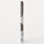 フローラ茶色の背景 Case-Mate iPhoneケース (裏面/左)