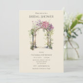 フローラ華美結婚アーチブライダルシャワー 招待状 (スタンド正面)