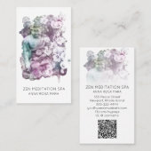 *～*フローラ華道QR  名刺 (正面/裏面)