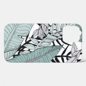 フローラ葉の継ぎ目のない模様 Case-Mate iPhoneケース (裏面 (横))