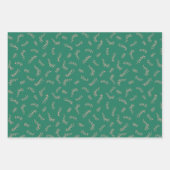 フローラ葉包包紙 ラッピングペーパーシート (正面3)