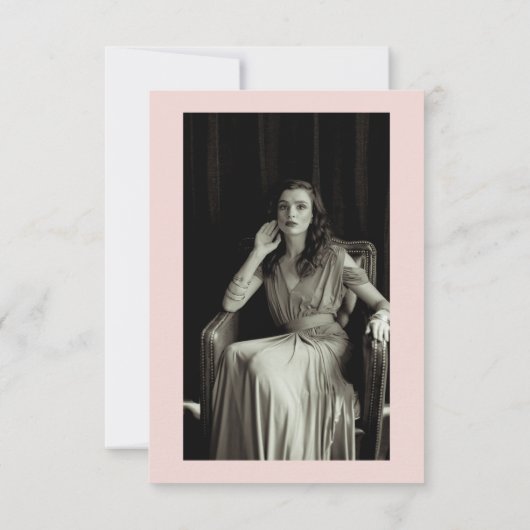 フローラ葬儀フォトサンキューカード,悔やみや弔慰 ノートカード (裏面)