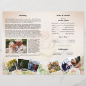 フローラ葬儀プログラムテンプレート (裏面)