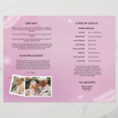 フローラ葬儀プログラムテンプレート (裏面)