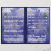 フローラ葬儀プログラムテンプレート (裏面)