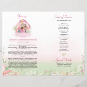 フローラ葬儀プログラムテンプレート (裏面)