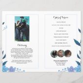 フローラ葬儀プログラムテンプレート (裏面)