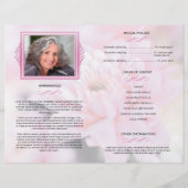 フローラ葬儀プログラムテンプレート (裏面)