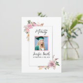 フローラ葬儀祈りの言葉カードテンプレート (スタンド正面)