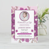 フローラ葬儀祈りの言葉カードテンプレート (スタンド正面)