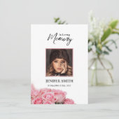 フローラ葬儀祈りの言葉カード (スタンド正面)