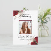 フローラ葬儀祈りの言葉カード (スタンド正面)