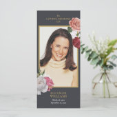 フローラ葬儀記念写真祈りの言葉カード (スタンド正面)