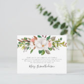 フローラ葬儀 サンキューカード (スタンド正面)