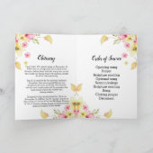 フローラ葬儀 プログラム (内部)