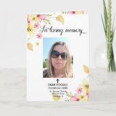 フローラ葬儀 プログラム (正面)