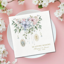 フローラ葬式カトリック念珠記念碑 スタンダードランチョンナプキン