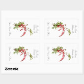 フローラ蔵書票 長方形シール (シート)