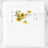 フローラ蔵書票 長方形シール (バッグ)