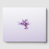 フローラ薄紫フラワーズキンセアニェラゲストブック ゲストブック (裏面)