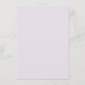 フローラ薄紫ラベンダーフレームメニュー メニュー (裏面)