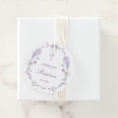 フローラ薄紫ラベンダーリースバプテスマ フェイバータグ (インサイチュ)