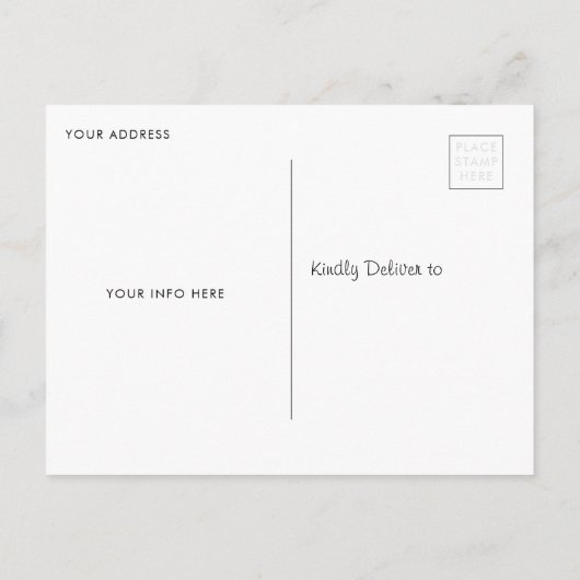 フローラ薬剤師卒業発表はがき 案内ポストカード (裏面)