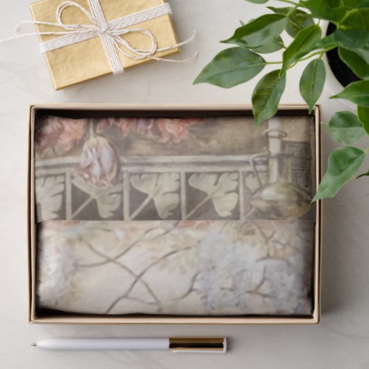 フローラ藤とファンの切り離し紙 薄葉紙 (ギフト)