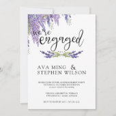 フローラ藤の木婚約パーティ 招待状 (正面)